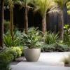 imageKante 142 Inch Round Concrete Planter  Classic Large IndoorOutdoor Plant Pot with Drainage Hole and Rubber Plug Suitable for Gardens and Patios Weathered ConcreteWeathered Concrete