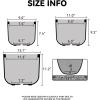 imageKante Round Concrete Planter 11 Inch Dia Classic Style Large Plant Pot with Drainage Hole for Indoor ampamp Outdoor Plants Ideal for Home Patio Garden BlackCharcoal