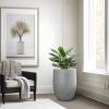 imageKante Tall Concrete Planter 217Inch Height Gray Large Indoor Outdoor Plant Pot with Drainage Hole for Patio Garden Home Modern Decor for Flowers and TreeGray