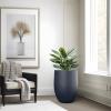 imageKante Tall Concrete Planter 217Inch Height Gray Large Indoor Outdoor Plant Pot with Drainage Hole for Patio Garden Home Modern Decor for Flowers and TreeCharcoal