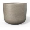 imageKante Round Concrete Planter 11 Inch Dia Classic Style Large Plant Pot with Drainage Hole for Indoor ampamp Outdoor Plants Ideal for Home Patio Garden BlackWeathered Concrete