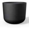 imageKante Round Concrete Planter 11 Inch Dia Classic Style Large Plant Pot with Drainage Hole for Indoor ampamp Outdoor Plants Ideal for Home Patio Garden BlackBlack