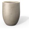 imageKante Tall Concrete Planter 217Inch Height Gray Large Indoor Outdoor Plant Pot with Drainage Hole for Patio Garden Home Modern Decor for Flowers and TreeWeathered Concrete