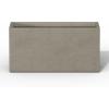 imageKante 232quot L Rectangular Concrete Planter Large Outdoor Indoor Garden Pots with Drainage Hole and Rubber Plug Modern Decor for Home Patio Backyard CharcoalWeathered Concrete