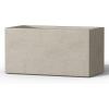 imageKante 232quot L Rectangular Concrete Planter Large Outdoor Indoor Garden Pots with Drainage Hole and Rubber Plug Modern Decor for Home Patio Backyard CharcoalWeathered Concrete
