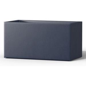 imageKante 232quot L Rectangular Concrete Planter Large Outdoor Indoor Garden Pots with Drainage Hole and Rubber Plug Modern Decor for Home Patio Backyard CharcoalCharcoal