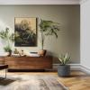 imageKante 173 Inch Dia Cylindrical Planter with Organic Texture Large Round Plant Pot with Drainage Hole Onyx Black Finish with Warm Brown Interior Ideal for Succulent Flowers Trees ShrubsOnyx Black