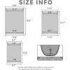imageKante 185quot157quot126quot H Tall Rectangular Concrete Planters Set of 3 Outdoor Indoor Lightweight Plant Pots with Drainage Hole and Rubber Plug Modern Style for Home Garden Patio Slate GraySlate Gray