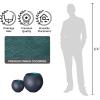 imageKante Round Concrete Flower Pot 193 Inch Dia 14quot Opening Sphere Shape Design Planter with Drainage Hole and Rubber Plug for Outdoor Plants Weathered Concrete Finish with Warm Brown InteriorCharcoal