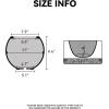 imageKante Round Concrete Flower Pot 193 Inch Dia 14quot Opening Sphere Shape Design Planter with Drainage Hole and Rubber Plug for Outdoor Plants Weathered Concrete Finish with Warm Brown InteriorWeathered Concrete
