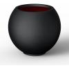 imageKante Round Concrete Flower Pot 193 Inch Dia 14quot Opening Sphere Shape Design Planter with Drainage Hole and Rubber Plug for Outdoor Plants Weathered Concrete Finish with Warm Brown InteriorBlack