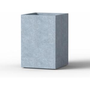 imageKante 185quot157quot126quot H Tall Rectangular Concrete Planters Set of 3 Outdoor Indoor Lightweight Plant Pots with Drainage Hole and Rubber Plug Modern Style for Home Garden Patio Slate GraySlate Gray