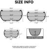 imageKante 115quot 159quot and 208quot Dia Round Concrete Planter Set of 3 Outdoor Indoor Garden Pots for Plants with Draiange Hole Ideal for Patio Garden Porch WhiteWeathered Concrete