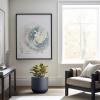 imageKante Round Concrete Planter 138 Inch Dia ClassicStyle Large Pot with Drainage White Finish with Aqua Blue Interior for Indoor ampamp Outdoor Plants Home Patio and GardenCharcoal