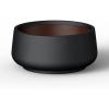 imageKante 142quot Dia Round Curvy Concrete Planter Large Plant Pots with Drainage Hole for Indoor Outdoor Plants Flower Pot for Home Garden Patio Porch White Finish with Aqua Blue InteriorBlack