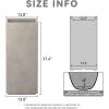 imageKante 236quot H Tall Rectangular Concrete Planter Modern Square Diameter Plant Pot with Drainage Hole and Rubber Plug for Indoor Outdoor Home Patio Garden CharcoalWeathered Concrete