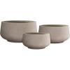 imageKante 169quot Dia Round Concrete Bonsai Planters Outdoor Indoor Garden Plant Pot with Drainage Hole for Home Patio Garden Weathered ConcreteWeathered Concrete