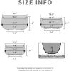 imageKante 196quot157quot118quot Dia Round Concrete Planters Set of 3 Outdoor Indoor Large Plant Pots with Drainage Hole Modern Curvaceous Design Weathered ConcreteBlack