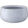 imageKante 196quot157quot118quot Dia Round Concrete Planters Set of 3 Outdoor Indoor Large Plant Pots with Drainage Hole Modern Curvaceous Design Weathered ConcreteSlate Gray