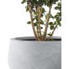 imageKante 196quot157quot118quot Dia Round Concrete Planters Set of 3 Outdoor Indoor Large Plant Pots with Drainage Hole Modern Curvaceous Design Weathered ConcreteSlate Gray