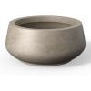 imageKante 169quot Dia Round Concrete Bonsai Planters Outdoor Indoor Garden Plant Pot with Drainage Hole for Home Patio Garden Weathered ConcreteWeathered Concrete