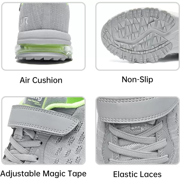 PERSOUL Air Shoes for Boys Girls Kids Children Tennis Sports Athletic Gym Running Sneakers