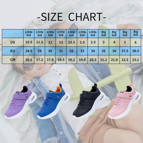 PERSOUL Kids Air Running Shoes Boys Girls Children Slip On Walking Tennis Sneakers Athletic Lightweight Shoes