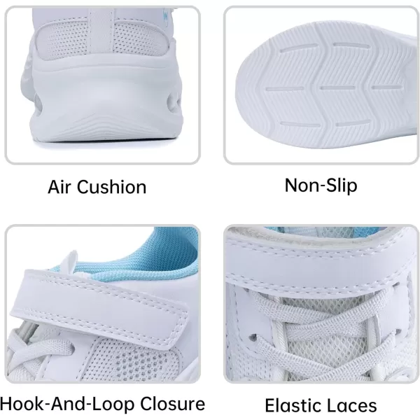 PERSOUL Kids Air Running Shoes Boys Girls Children Slip On Walking Tennis Sneakers Athletic Lightweight Shoes
