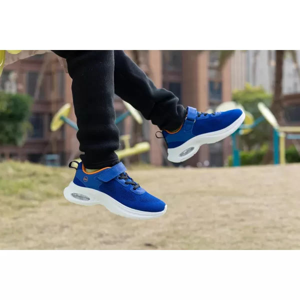 PERSOUL Kids Air Running Shoes Boys Girls Children Slip On Walking Tennis Sneakers Athletic Lightweight Shoes