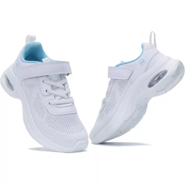 PERSOUL Kids Air Running Shoes Boys Girls Children Slip On Walking Tennis Sneakers Athletic Lightweight Shoes