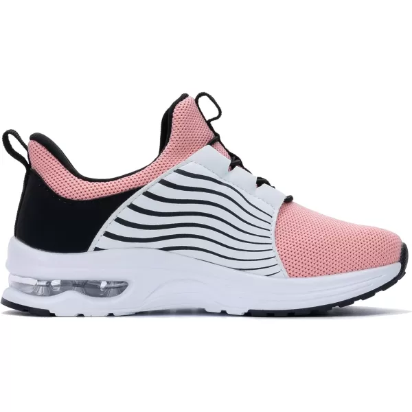 PERSOUL Kids Air Running Shoes Boys Girls Slip On Tennis Athletic Sneakers Breathable Lightweight Walking School Jogging Non Slip Footwear
