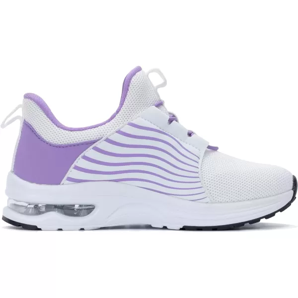 PERSOUL Kids Air Running Shoes Boys Girls Slip On Tennis Athletic Sneakers Breathable Lightweight Walking School Jogging Non Slip Footwear