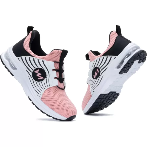 PERSOUL Kids Air Running Shoes Boys Girls Slip On Tennis Athletic Sneakers Breathable Lightweight Walking School Jogging Non Slip Footwear
