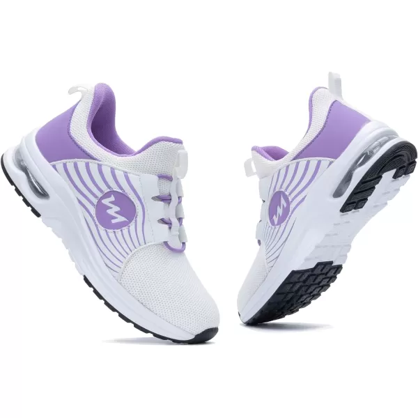 PERSOUL Kids Air Running Shoes Boys Girls Slip On Tennis Athletic Sneakers Breathable Lightweight Walking School Jogging Non Slip Footwear