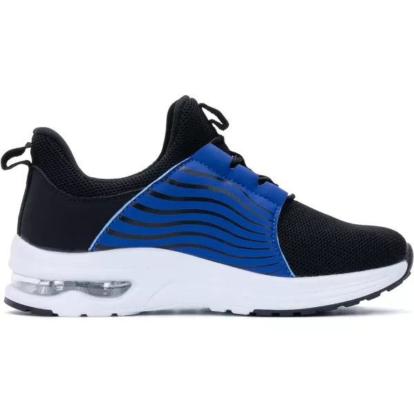 PERSOUL Kids Air Running Shoes Boys Girls Slip On Tennis Athletic Sneakers Breathable Lightweight Walking School Jogging Non Slip Footwear