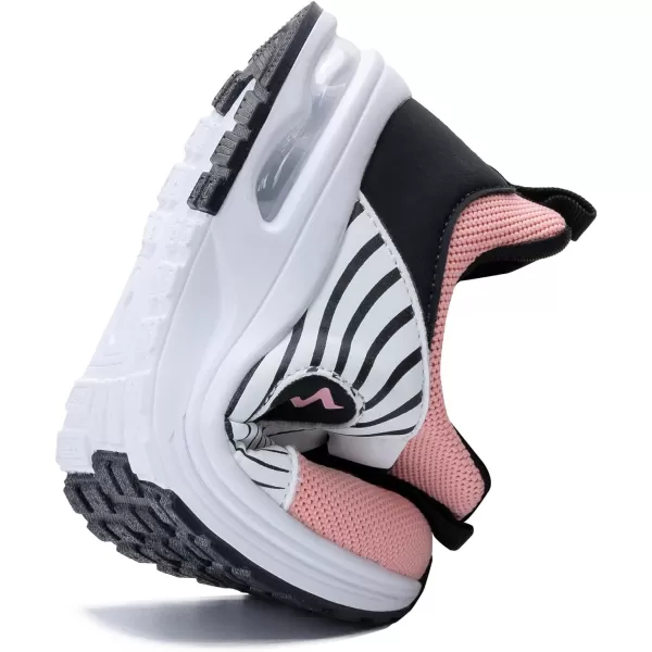 PERSOUL Kids Air Running Shoes Boys Girls Slip On Tennis Athletic Sneakers Breathable Lightweight Walking School Jogging Non Slip Footwear