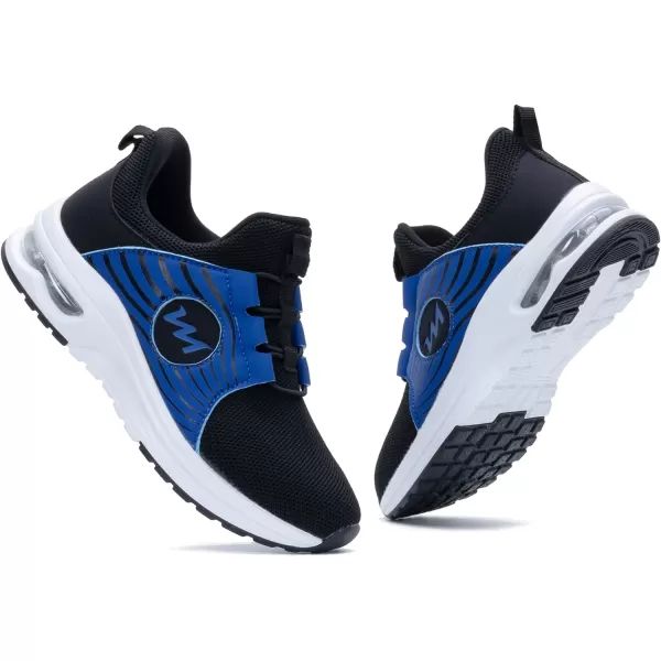 PERSOUL Kids Air Running Shoes Boys Girls Slip On Tennis Athletic Sneakers Breathable Lightweight Walking School Jogging Non Slip Footwear