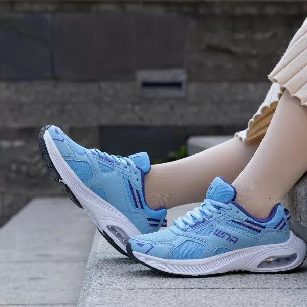 PERSOUL Women Running Shoes Athletic Tennis Sneakers Lightweight Air Cushion Mesh Breathable Walking Workout Jogging Gym Women Shoes