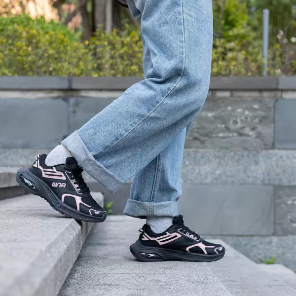 PERSOUL Women Running Shoes Athletic Tennis Sneakers Lightweight Air Cushion Mesh Breathable Walking Workout Jogging Gym Women Shoes