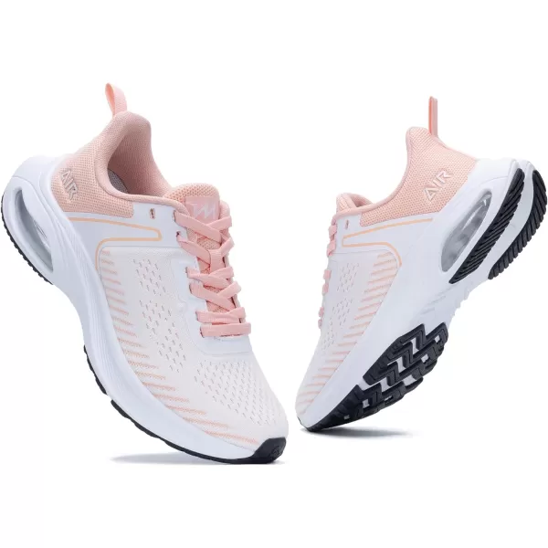 PERSOUL Women Tennis Running Shoes Air Athletic Lightweight Mesh Outdoor Sneakers Breathable Walking Workout Jogging Gym Non Slip Footwear