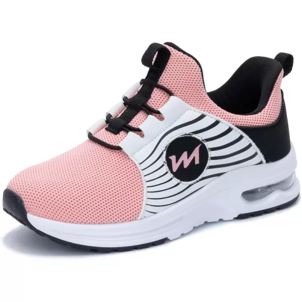 PERSOUL Kids Air Running Shoes Boys Girls Slip On Tennis Athletic Sneakers Breathable Lightweight Walking School Jogging Non Slip Footwear