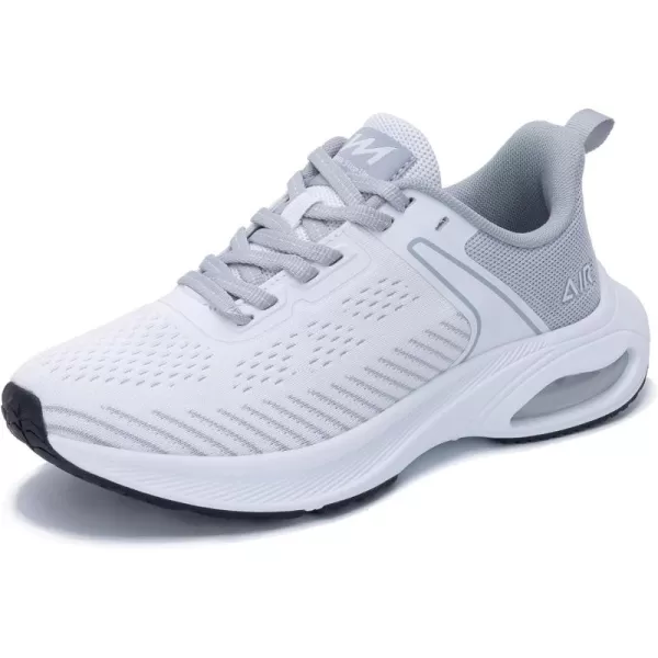 PERSOUL Women Tennis Running Shoes Air Athletic Lightweight Mesh Outdoor Sneakers Breathable Walking Workout Jogging Gym Non Slip Footwear