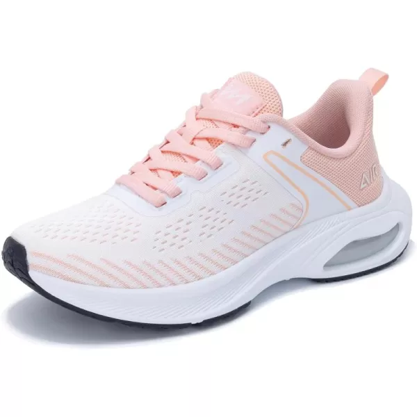 PERSOUL Women Tennis Running Shoes Air Athletic Lightweight Mesh Outdoor Sneakers Breathable Walking Workout Jogging Gym Non Slip Footwear