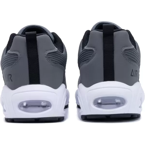 imagePERSOUL Mens Air Running Shoes Lightweight Breathable Athletic Tennis Gym Jogging SneakersDarkgrey2