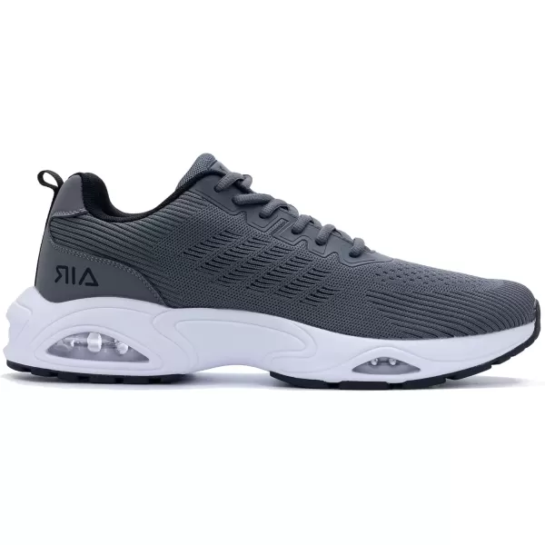 imagePERSOUL Mens Air Running Shoes Lightweight Breathable Athletic Tennis Gym Jogging SneakersDarkgrey2