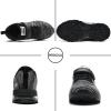 imagePERSOUL Air Shoes for Boys Girls Kids Children Tennis Sports Athletic Gym Running SneakersBlack Grey