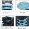 imagePERSOUL Air Shoes for Boys Girls Kids Children Tennis Sports Athletic Gym Running SneakersGreyblue