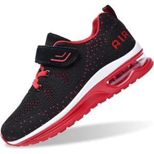 imagePERSOUL Air Shoes for Boys Girls Kids Children Tennis Sports Athletic Gym Running SneakersRed2
