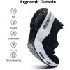 imagePERSOUL Women Running Shoes Tennis Air Sneakers Lightweight Breathable Fitness Athletic Gym Fashion Walking ShoesBlack