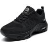 imagePERSOUL Women Running Shoes Tennis Air Sneakers Lightweight Breathable Fitness Athletic Gym Fashion Walking ShoesAllblack